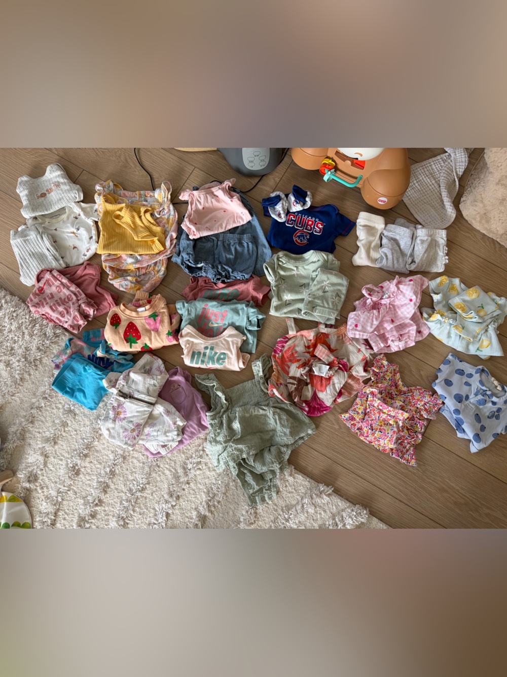 Assorted Kids Clothing Bundle - Mixed Pastel Colors size 0-3
